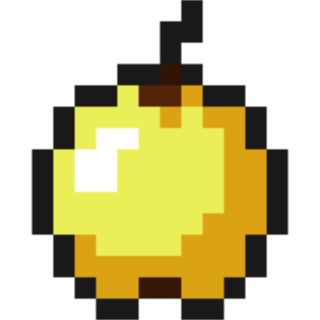 Golden Apple, one of the best foods in Minecraft