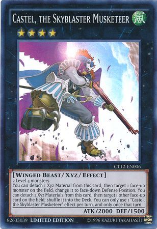 Castel the Skyblaster Musketeer, one of the best rank 4 Yugioh XYZ monsters